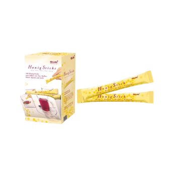 Hellma Blüten-Akazien-Honig Sticks, 100 Portionspackungen à 8 g, Display-Karton